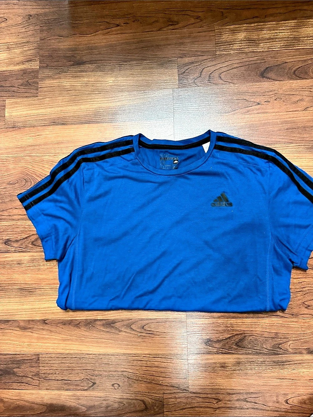 adidas 3-Stripes Tee Men's Blue Athletic Tee